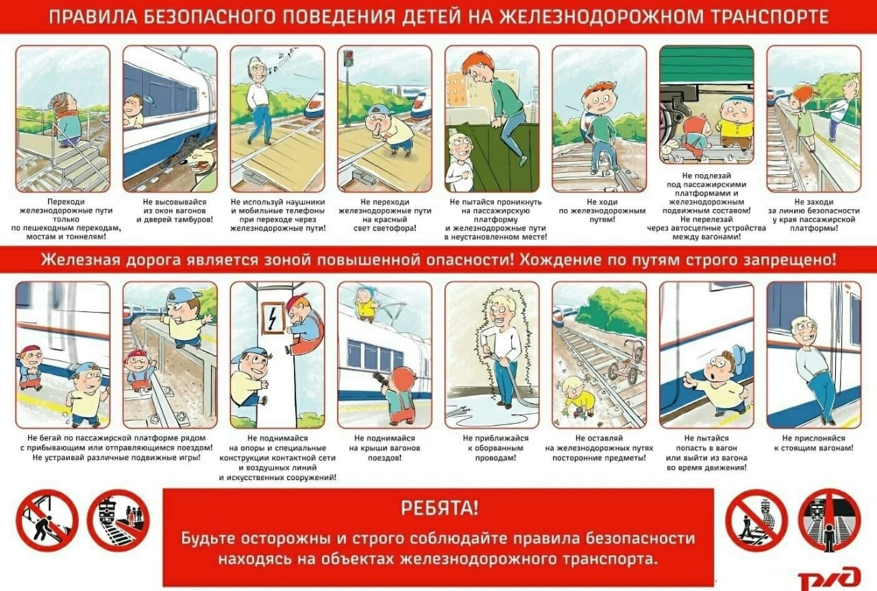 Безопасность вблизи железной дороги.